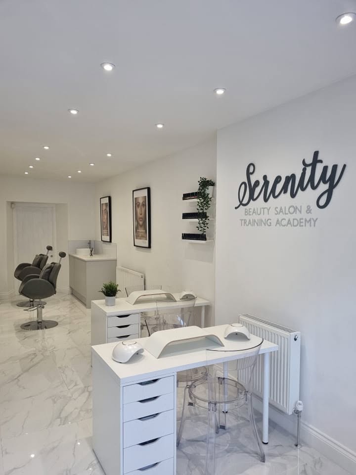 Inside Serenity Beauty Salon at 47 Pendre, Cardigan